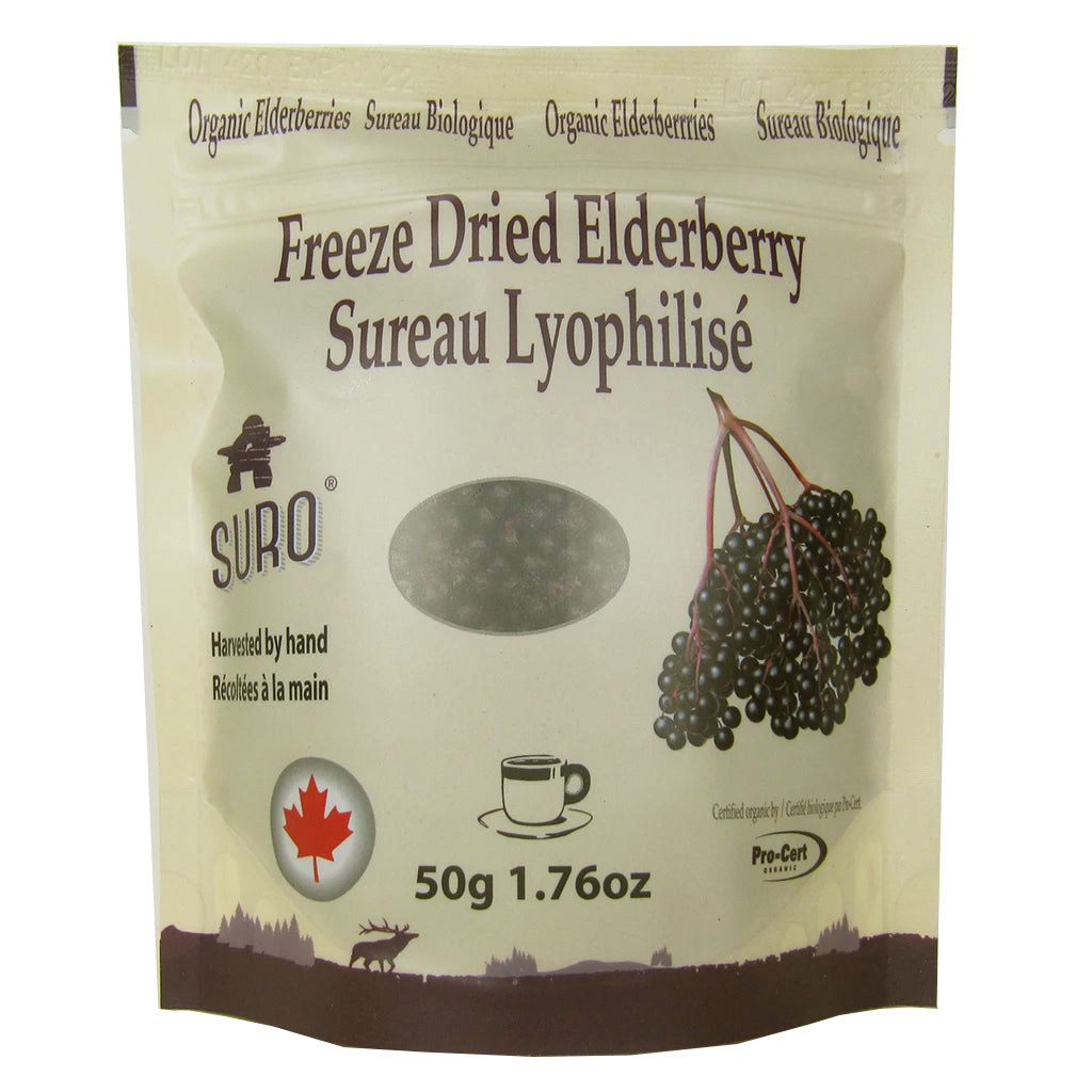 SURO Organic Freeze Dried Elderberry Capsules