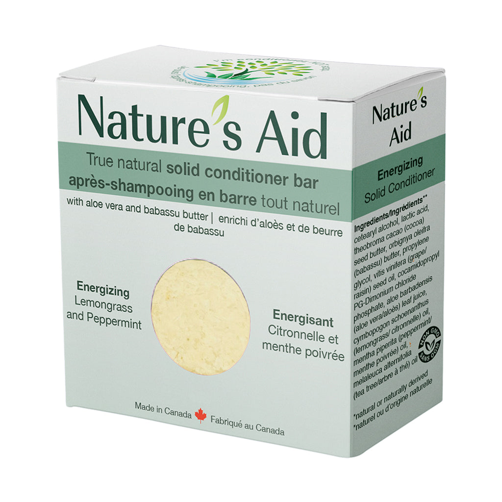 Nature's Aid - Solid Shampoo Bars / Conditioner Bars – AvivaHealth.com