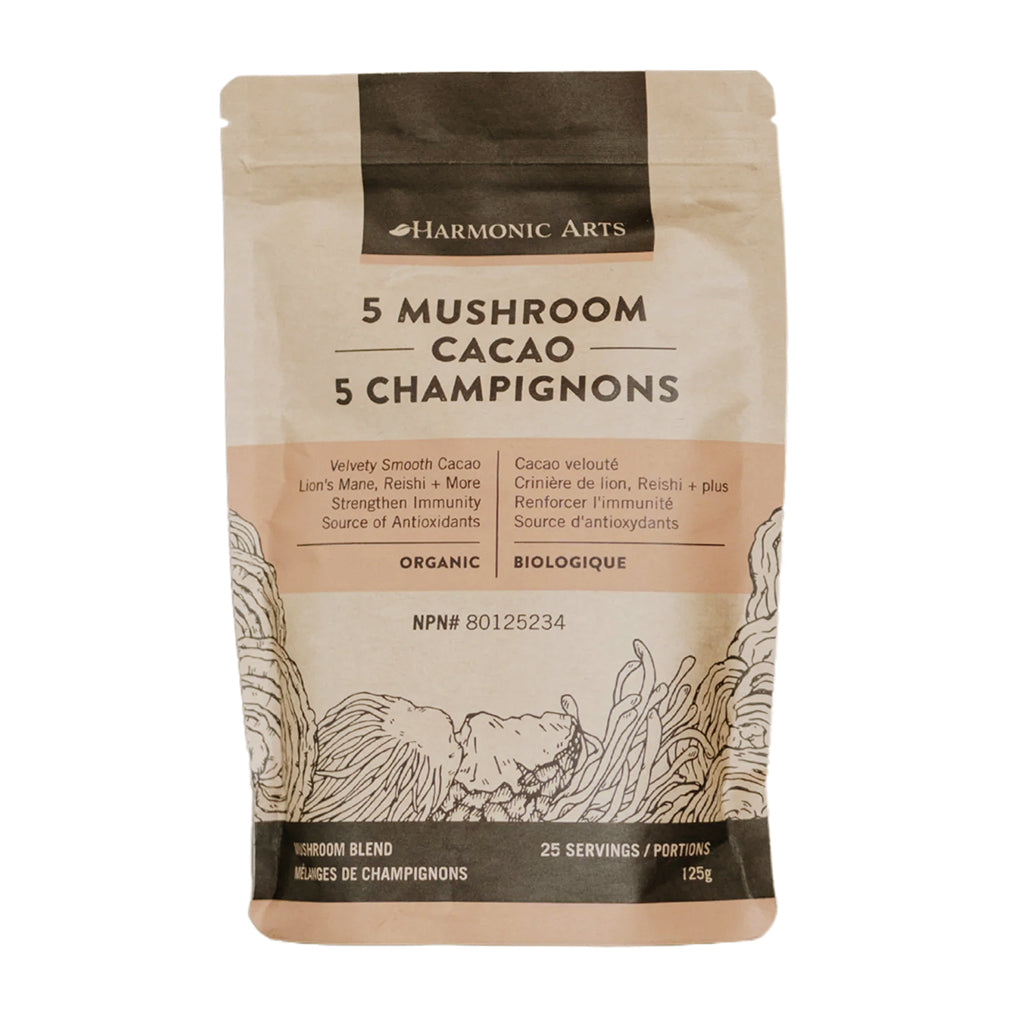 Harmonic Arts 5 Mushroom Chocolate, 125g