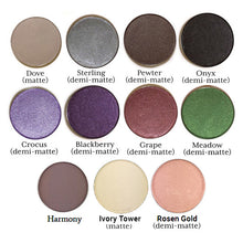 additional pans of Pure Anada Pressed Mineral Eye Colors, labeled