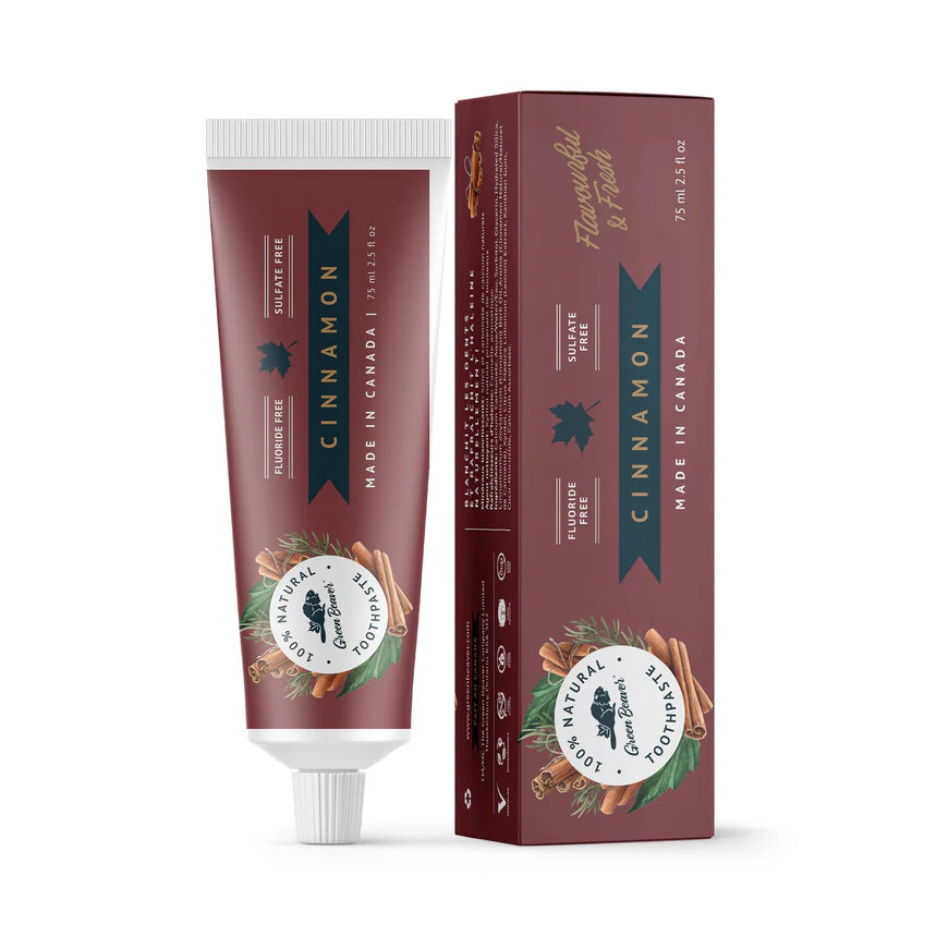 Green Beaver Natural Toothpaste, Cinnamon