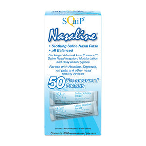 50 Replacement Saline Packets for Nasaline System