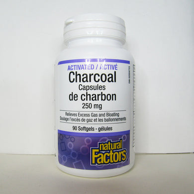 Natural Factors - Activated Charcoal Capsules