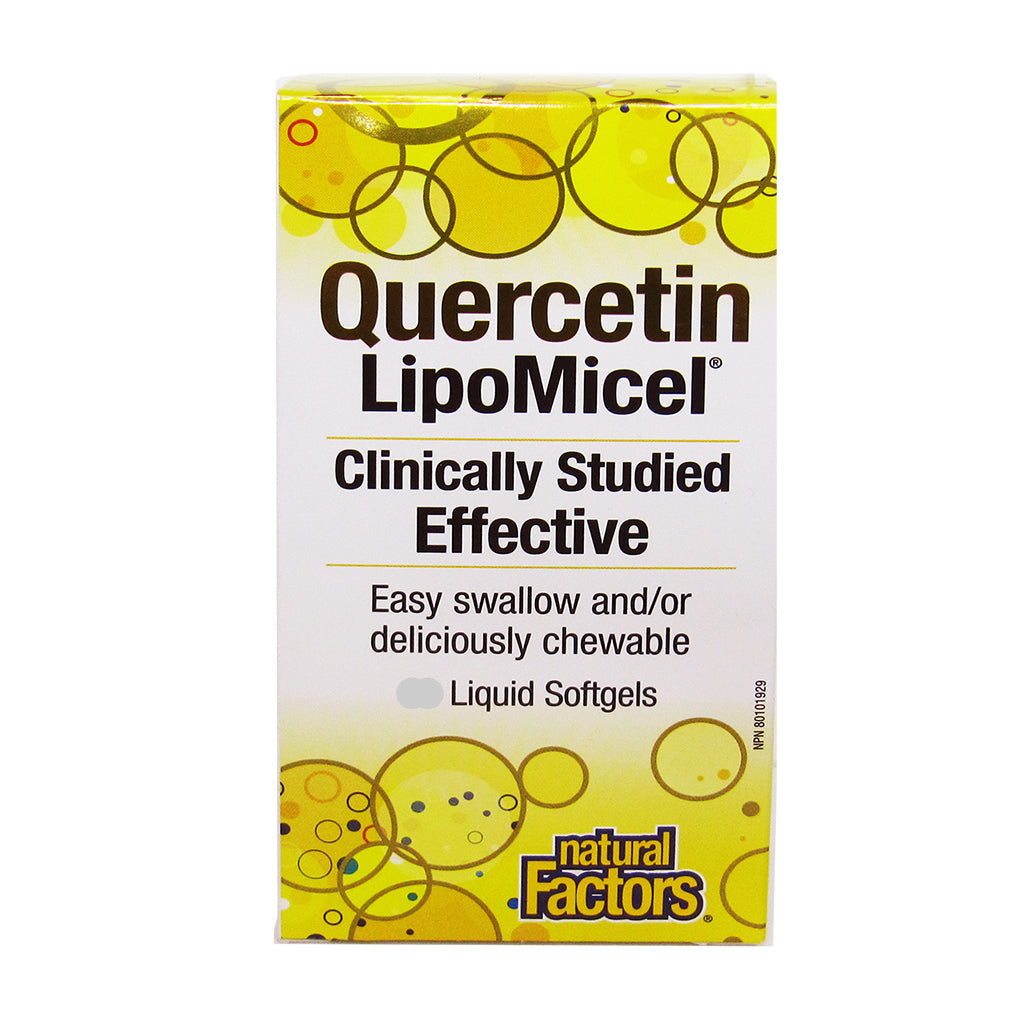 Natural Factors Quercetin LipoMicel, new label