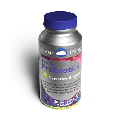 Silver Lining - Pre & Probiotics + Digestive Enzymes