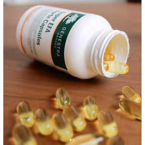 Super EFA Capsules, open bottle