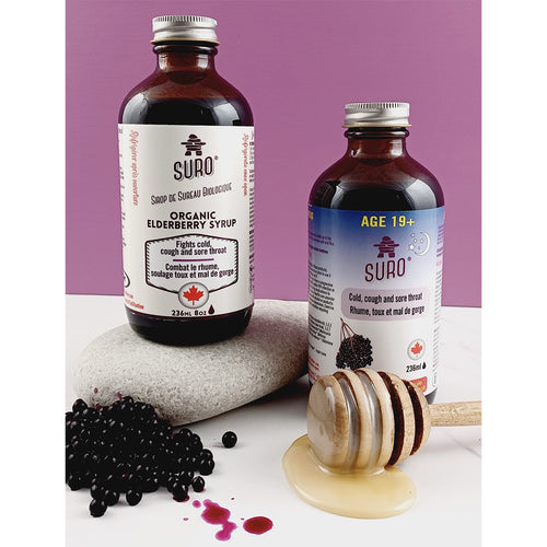 SURO Elderberry and Bedtime Formula Syrups