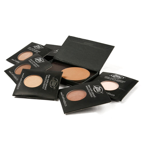 Pure Anada Sheer Matte Pressed Mineral Foundations, in cardboard sleeves