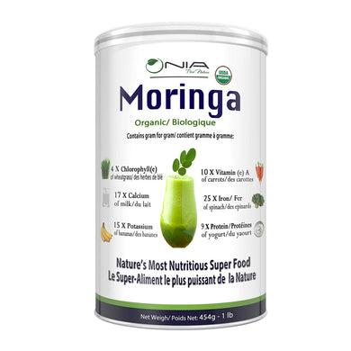 Nia Pure Nature, jar of Moringa powder