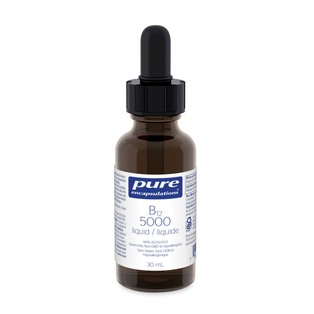 Pure Encapsulations B12 Liquid, 5000 mcg strength